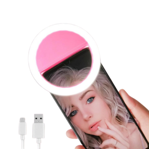 Mini Ring Light Led para Selfie – Encaixa no Celular
